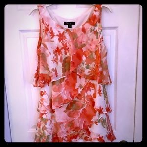 Floral sleeveless dress